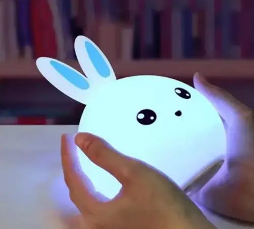 Дитячий силіконовий нічник 3DTOYSLAMP Кролик | Зображення 1