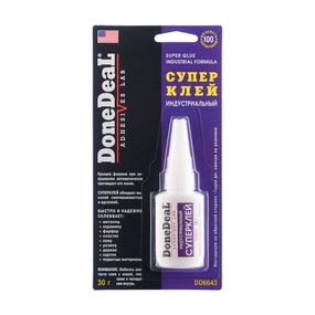 DONE DEAL Суперклей індустріальний 30 г DD6643