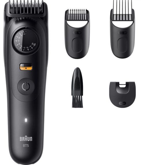 Тример для вусів та бороди Braun Beard Trimmer Series 5 BT5520 5 Вт чорний