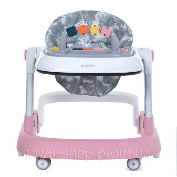 Ходунки детские MULTIWAY ME 1163 Pink, с погремушкой | Зображення 1