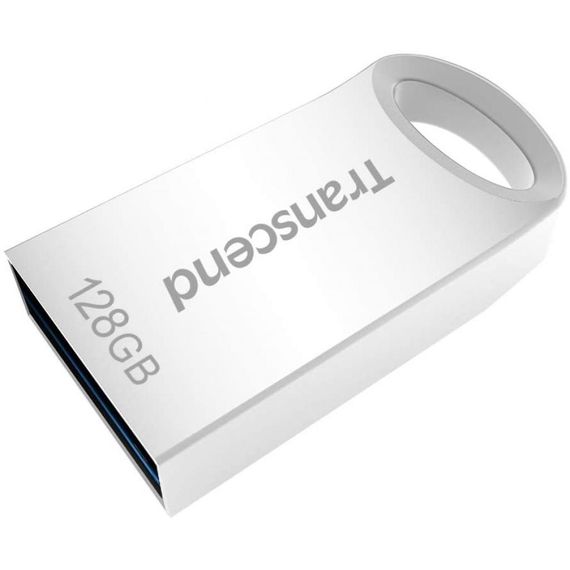 Flash Drive Transcend JetFlash 710 128GB (TS128GJF710S) Silver | Зображення 1