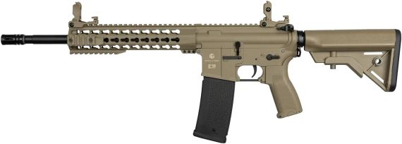 Страйкбольна гвинтівка Evolution Recon Superlite 14.5 Carbontech AEG 6 мм Tan | Зображення 2