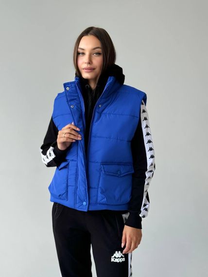 Жіноча жилетка світло-синя | Зображення 5