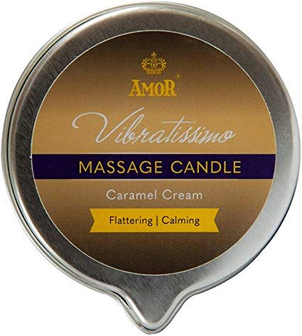 Масажна свічка - Vibratissimo Caramel Cream, 50 мл | Зображення 1