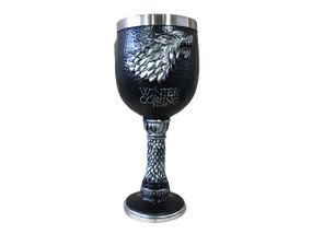 Бокал для Вина Кружка Чашка Череп Игра Престолов Game Of Thrones Winter is Coming Stark Старк Готика Подарок
