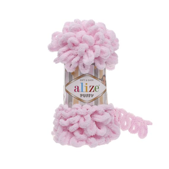 Пряжа Alize Puffy 31 алізе пуффі плюшева