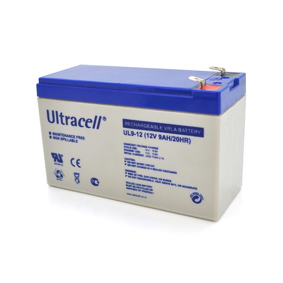 Акумуляторна батарея Ultracell UL79-12 AGM 12V 9 Ah  (151 x 65 x 99) White Q8/420