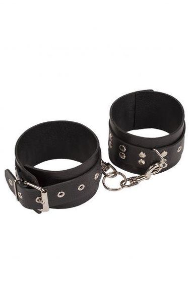 Оковы Leather Restraints Leg Cuffs, Black Sex Aura