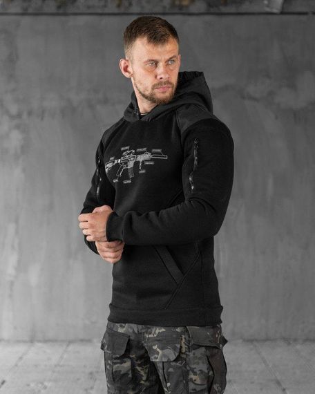 Тактична худи machine black НП4884 | Зображення 1
