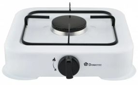 Плита газова настільна газова таганок Domotec MS 6601 біла