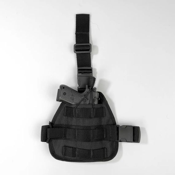 Кобура на бедро для ПМ из Molle черная(LE2438) | Зображення 5