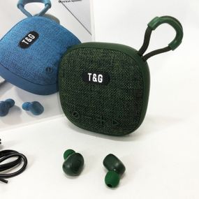 Колонка блютуз оригінал TG813, Bluetooth стерео колонка з функцією радіо з входом і мікрофоном NE-63