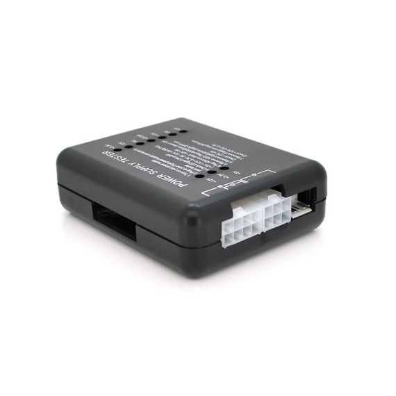Тестер для діагностики блока живлення 4pin/6pin/8pin/20pin/24pin/Floppy/SATA, Blister | Зображення 1