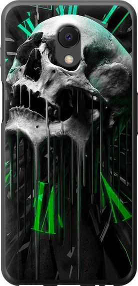 Чехол на Meizu M6s Череп-часы "4100u-1364-17620"