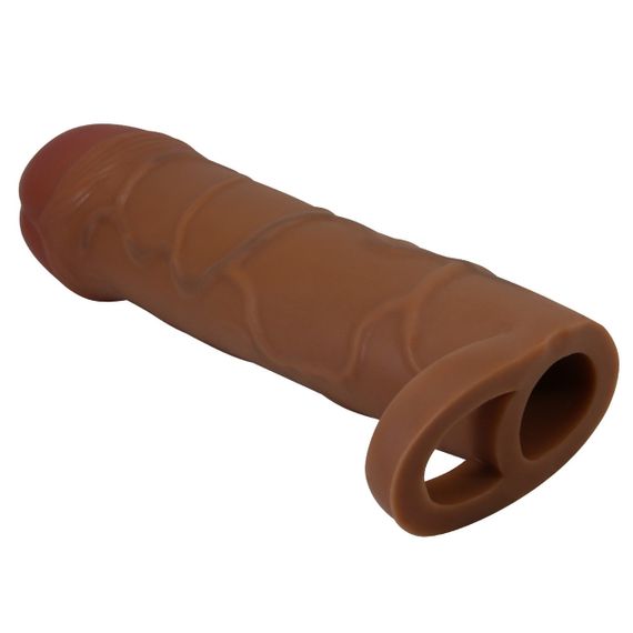Подовжуюча насадка презерватив Pretty Love - Bunion 1" Brown, BI-026253-1 Sex Aura | Зображення 4