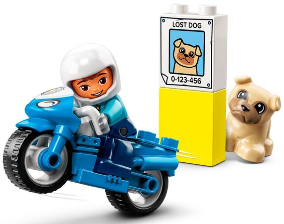 Конструктор LEGO DUPLO Town Поліцейський мотоцикл 10967 (10967) | Зображення 5