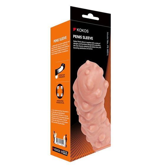 Насадка на член Kokos Penis Sleeve PS 003 L Sex Aura | Зображення 2