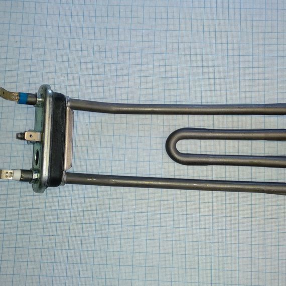 Тен 1950w L-205 для пральної машини ARISTON (Арістон) з отвором, вигнутий з бортом.Thermowatt(Італія) | Зображення 2