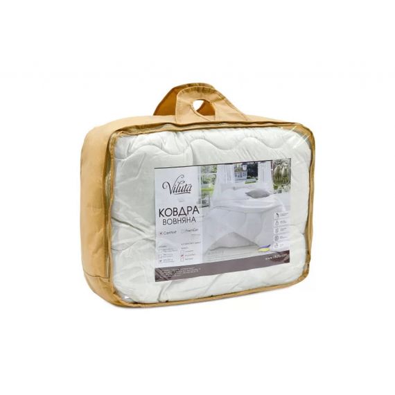 Ковдра Viluta вовняна стьобана Comfort Зима 200х220 (ковдра_comfort_220*200) | Зображення 1