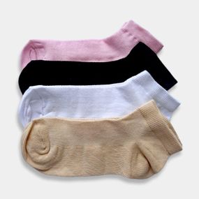 Короткі шкарпетки жіночі сіточка Twinsocks р-23-25(38-40) беж, рожевий, білий, чорний