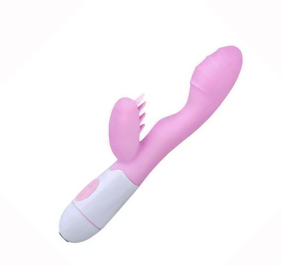 Вібратор - rabbit для подвійної стимуляції (USB, рожевий) | Зображення 2