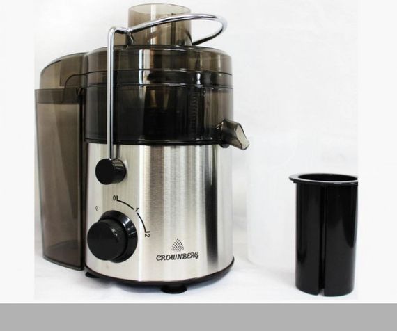 Електричний соковитискач високої продуктивності Crownberg CB-3402 600W (46630-Cb 3402_1013)