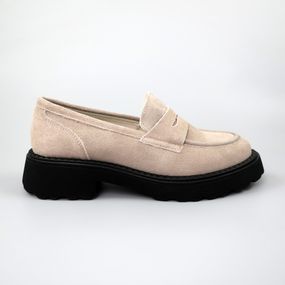 Лофери жіночі замшеві 588242 Сірі 38 39 40 41