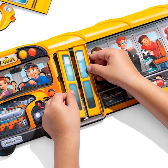 Деревянный пазл-вкладыш "Школьный автобус" (ПСД270) PSD270 | Зображення 7