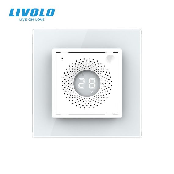 Термометр-гігрометр LIVOLO 230В, білий | Зображення 1