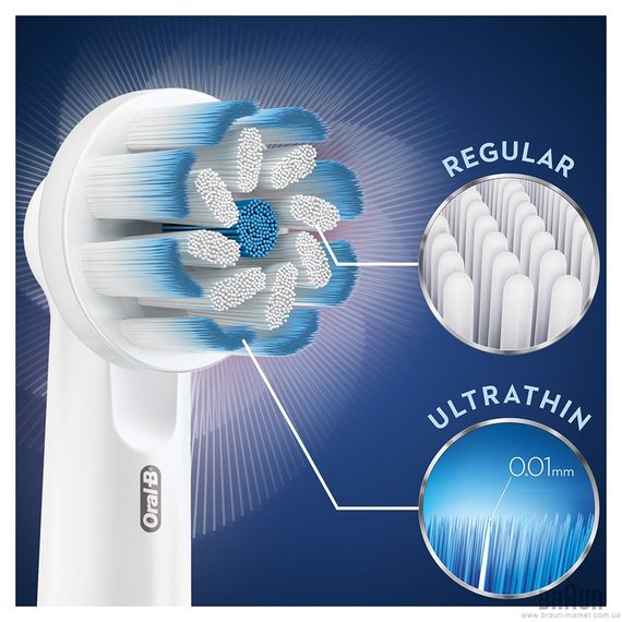 Насадки для електричної зубної щітки BRAUN Oral-B Sensitive Clean EB60X (4) | Зображення 2