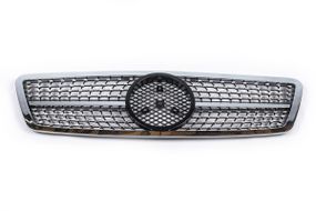 Передняя решетка Diamond Silver для Mercedes C-class W203 2000-2007 гг