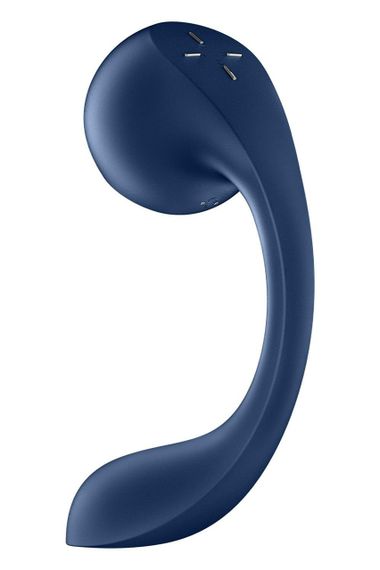 Вібратор для точки G і клітора Satisfyer Pro+ Wave 4 Connect App із застосунком, синій Sex Aura | Зображення 2