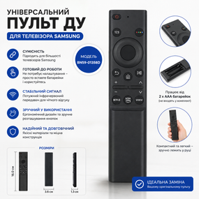 Пульт для Samsung Smart TV BN59-01358D з кнопками швидкого доступу Netflix / Prime Video / Інтернет