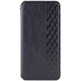 Кожаный чехол-книжка GETMAN Cubic (PU) для Samsung Galaxy A37 5G Черный