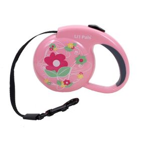 Coastal Li`l Pals Fashionable Leash рулетка для собак, лента 3.6 м, розовый