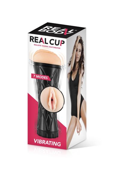 Мастурбатор-вагіна Real Body — Real Cup Vagina Vibrating | Зображення 2