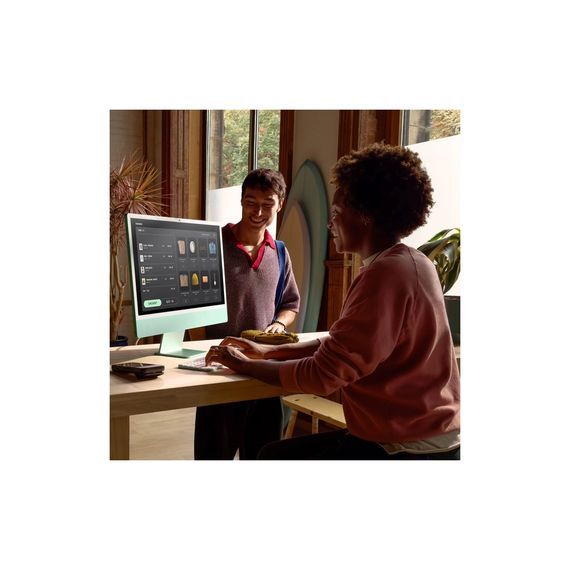 Компьютер Apple 24&quot; iMac Retina 4.5K / Apple M4 (10-c/CPU, 10-c/GPU), 16, 256, Silver (MWV13UA/A) | Зображення 7