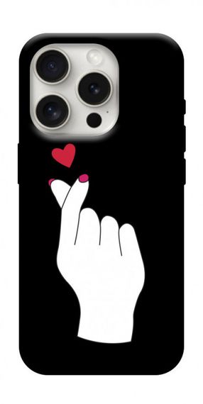 Чохол з картинкою Серце в руці для Apple iPhone 16 Pro (6.3")