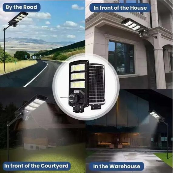 Камера-фонарь 4G уличный на солнечной батарее 300W с датчиком движения | Зображення 3
