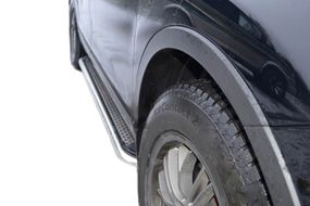 Боковые пороги Maydos V2 (2 шт., нерж) для Mercedes GL сlass X164