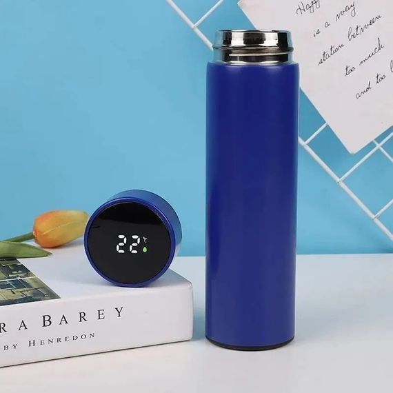 Термос UNIQUE UN-1006 500мл із датчиком температури. PK-426 Колір синій | Зображення 9