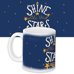Кружка с принтом Shine like the stars 330 мл (KR_WOL047)