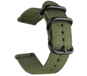 Нейлоновый ремешок Primo Traveller для часов Xiaomi Amazfit GTR 47 mm - Army Green