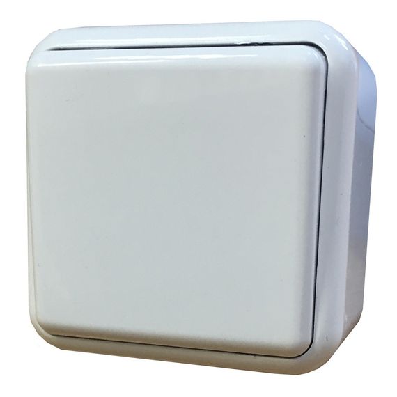 Вимикач зовнішньої установки 1-кл. білий IP20 Lemur Ny95000977