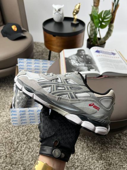 Чоловічі кросівки ASICS Gel-NYC White Grey весна / осінь A3482 | Зображення 6