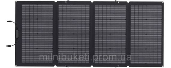 Портативна сонячна панель EcoFlow 220W Solar Panel двостороння (чорна) | Зображення 2