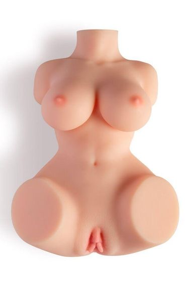 Мастурбатор-мініторс з вібрацією Real Body Real Emily, вагіна та анус, 29,5х19,3 см Sex Aura