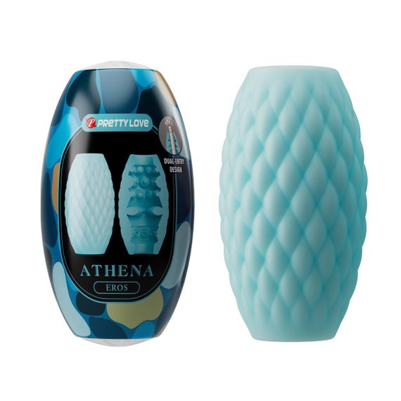 Мастурбатор яйцо Pretty Love - Athena EROS Blue, BM-00900T99-3 Sex Aura | Зображення 1