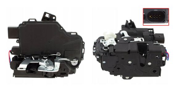 Seat Toledo II (98-04) привод центрального замка передней левой двери 8 контактов, 3b1837015a Сеат Толедо 2 | Зображення 2