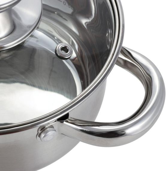Каструля Ofenbach Casserole з нержавіючої сталі 1100мл зі скляною кришкою | Зображення 2